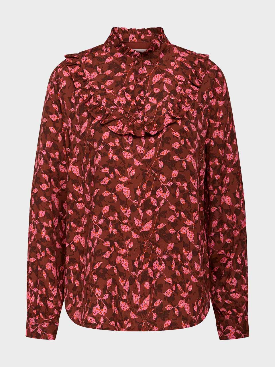 Red / Pink Lonann Printed Blouse by Noa Noa