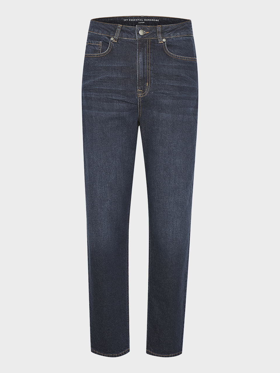 Dark Blue 34 The Mom 107 Xhigh Straight Jeans by My Essential Wardrobe