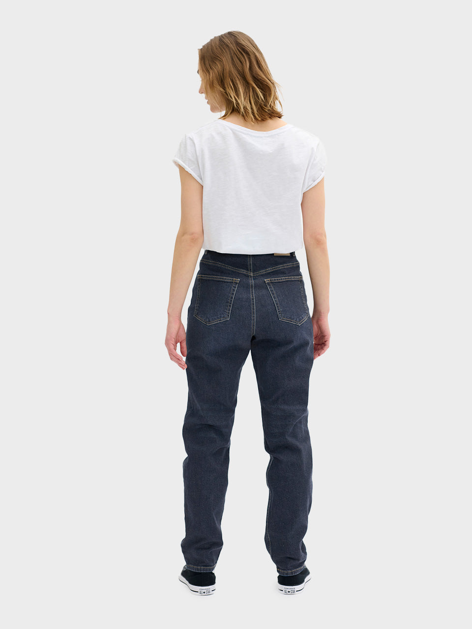 Dark Blue 34 The Mom 107 Xhigh Straight Jeans by My Essential Wardrobe