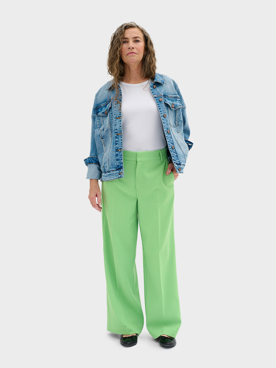 Irish Green CarlaMW Trousers by My Essential Wardrobe