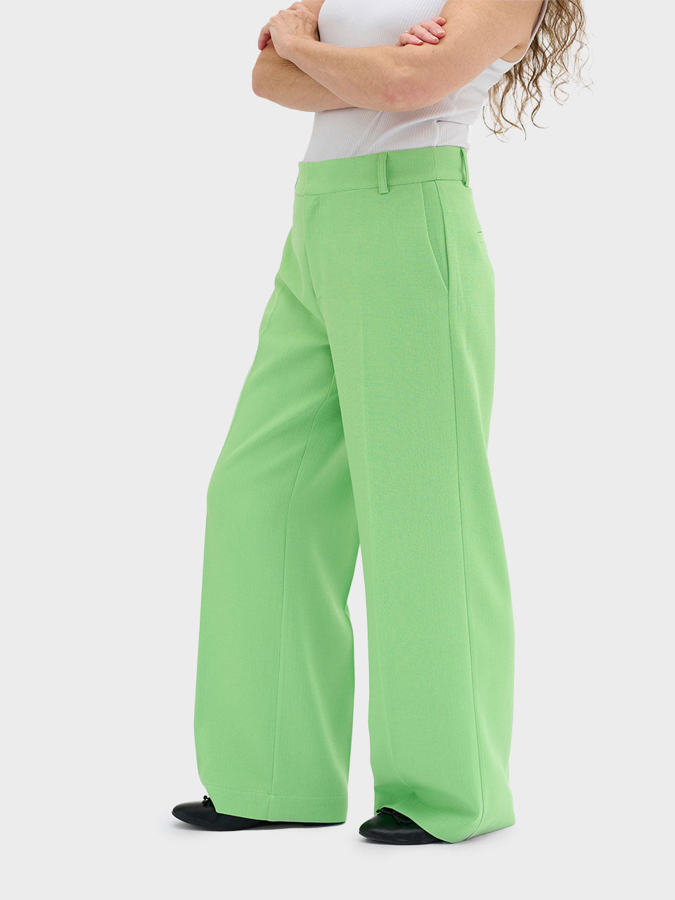 Irish Green CarlaMW Trousers by My Essential Wardrobe