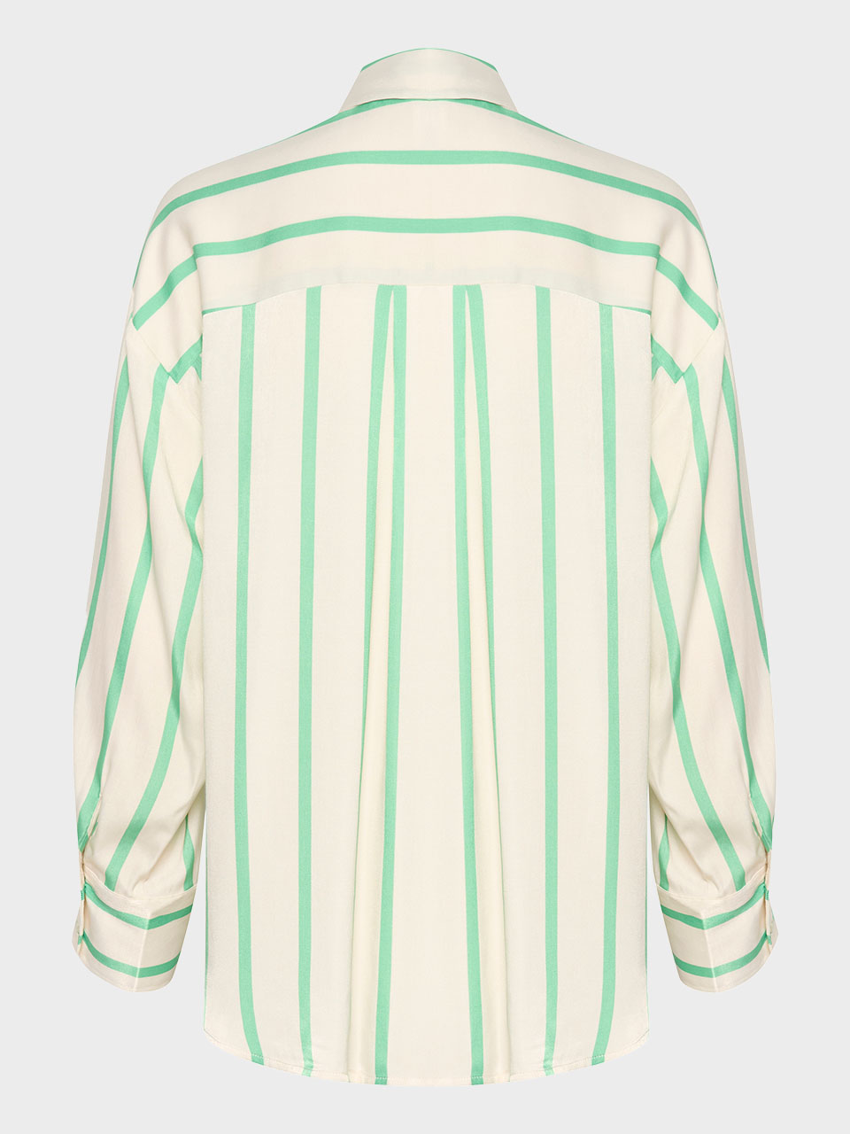 Off White W. Green Stripe MiaMW Shirt by My Essential Wardrobe