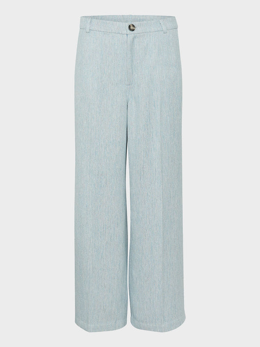 My Essential Wardrobe ElisaMW Trouser in Clear Sky / Off White