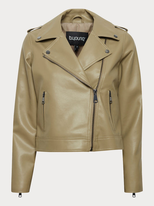 Acomy Biker Jacket in Aloe by b.young