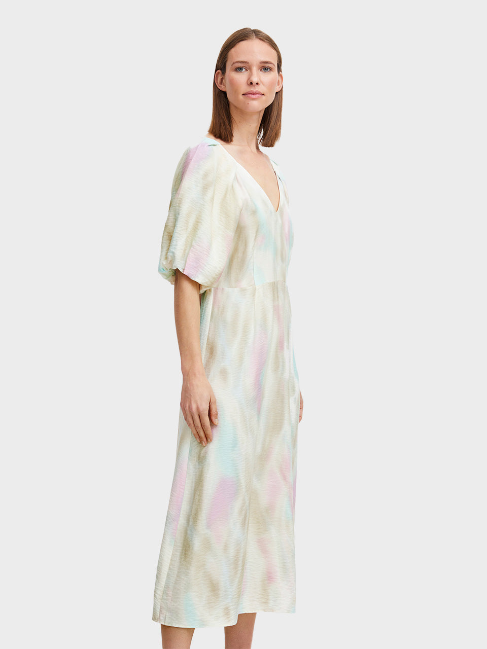 Blue Tint Mix Ihamma Dress by b.young