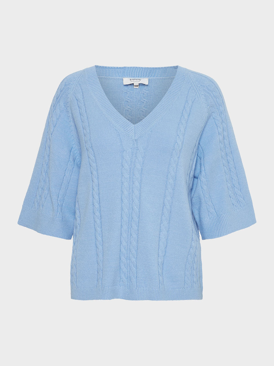 Vista Blue Manina Short Sleeve Jumper by b.young