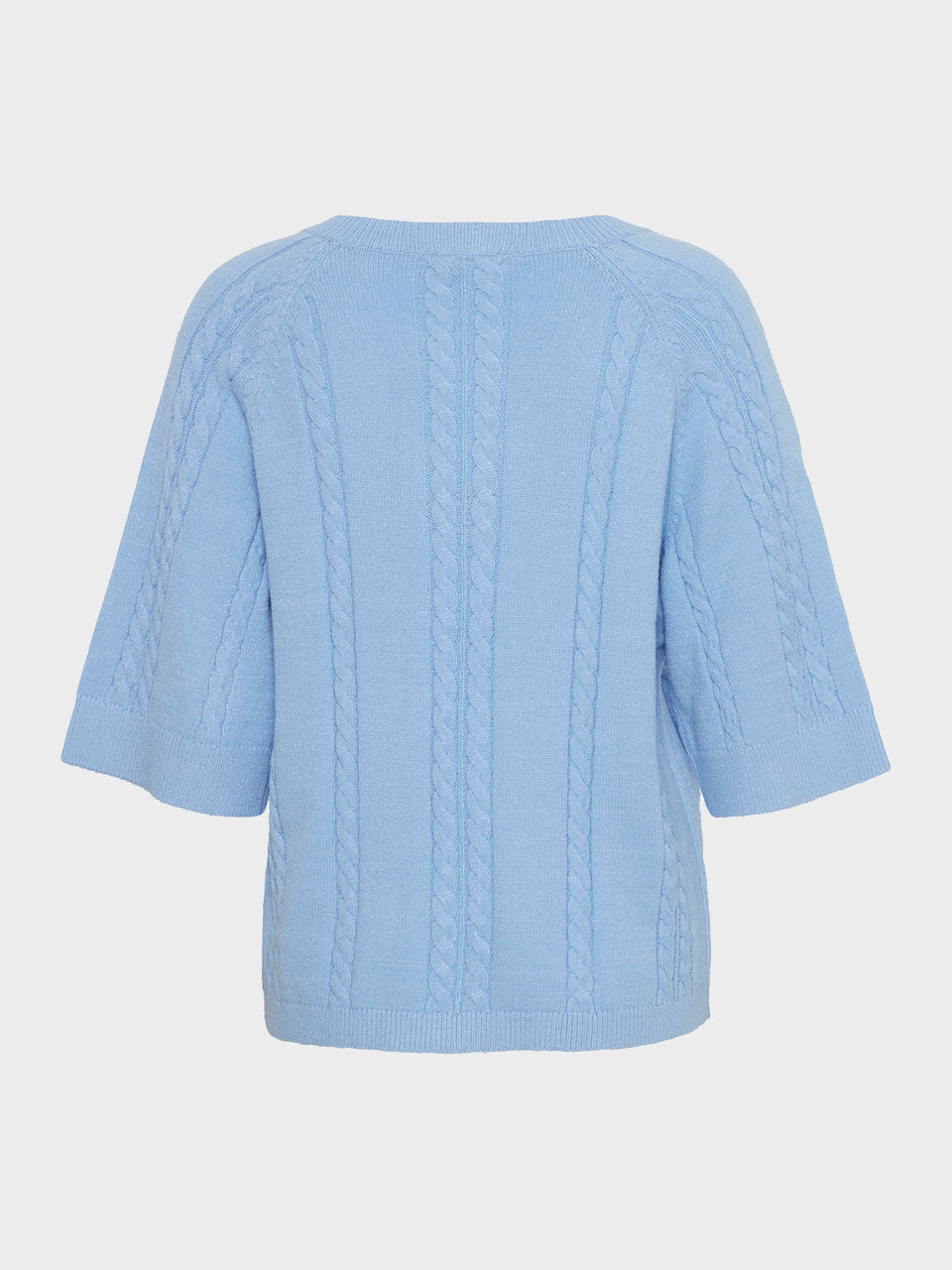 Vista Blue Manina Short Sleeve Jumper by b.young