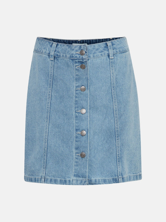 Light Blue Denim BYKIRSTY Skirt by B.Young