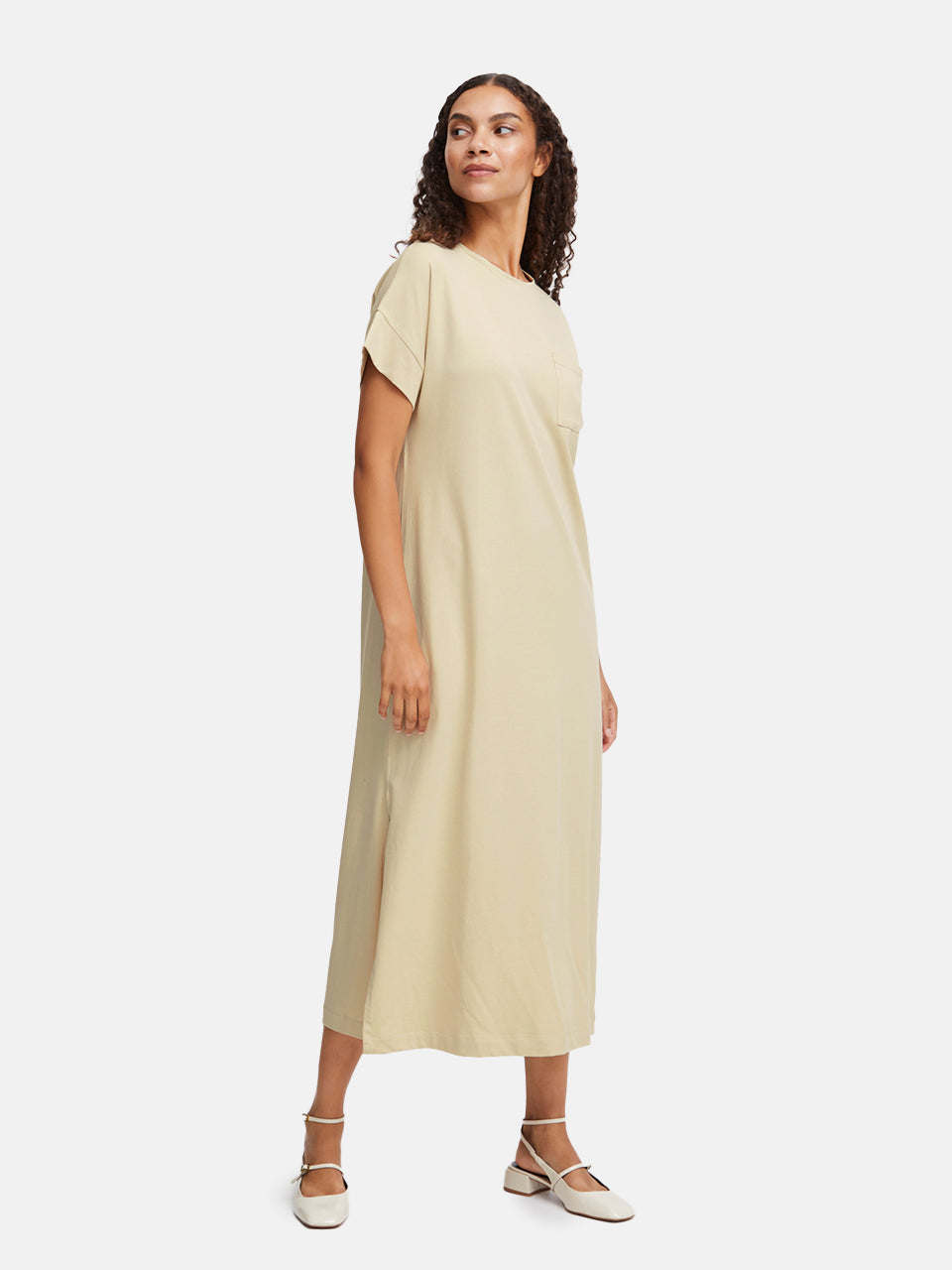 Cement Maxi Dress by B Young