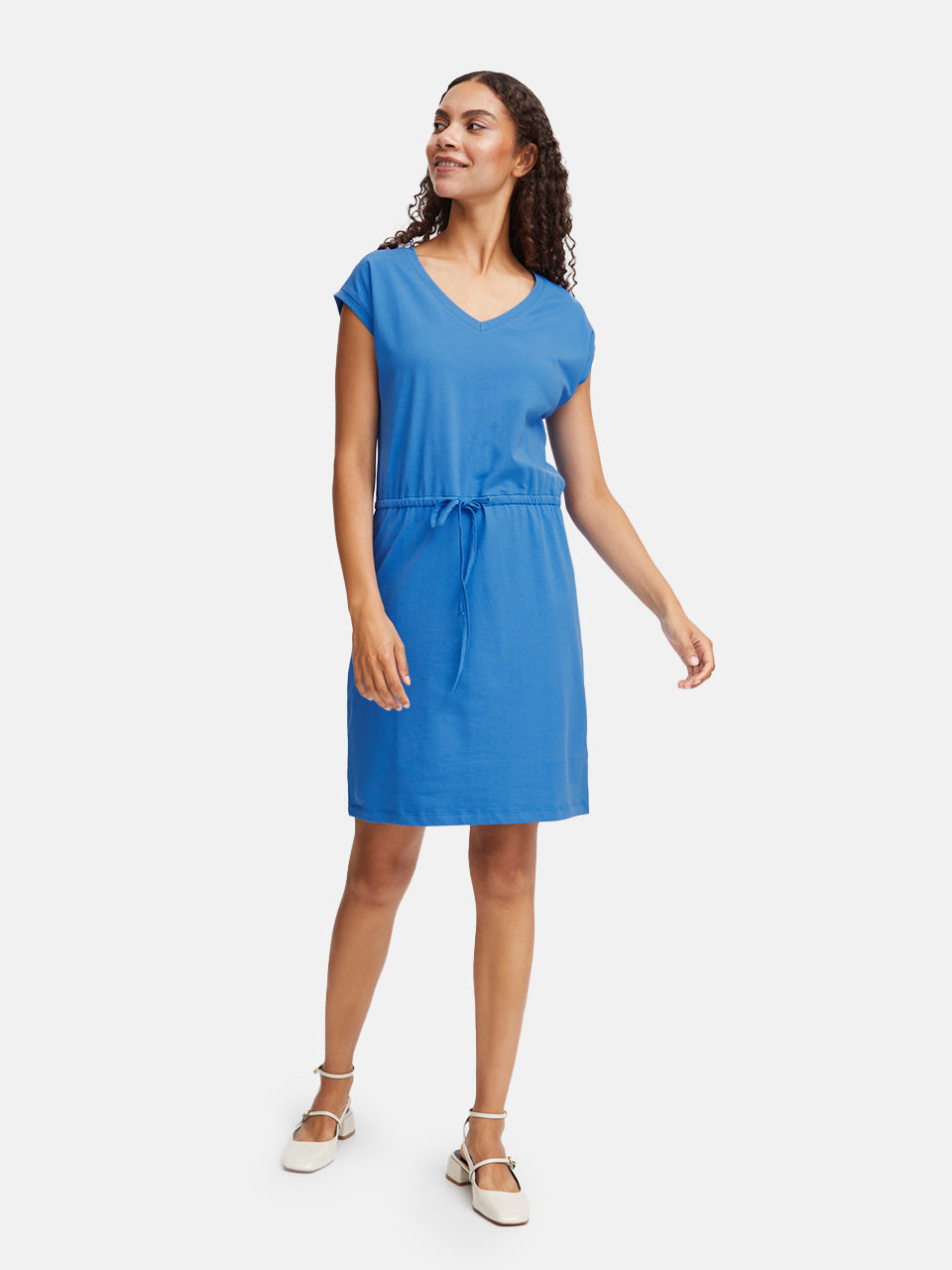 Blue Midi Dress by B Young