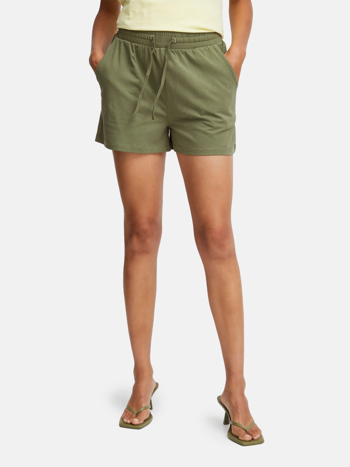 BYPANDINNA Olivine Green Shorts