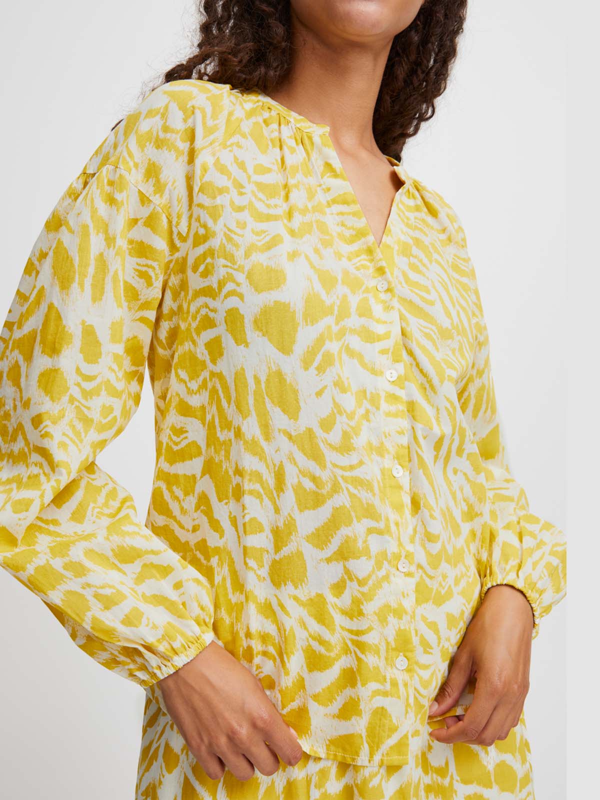 Bamboo Zebra Mix BYJasmine Blouse by B Young