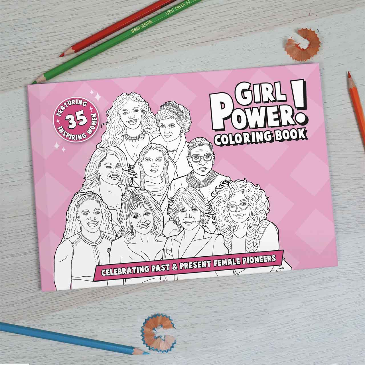 Girl Power Colouring Book by Bubblegum Stuff