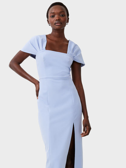 Cashmere Blue Echo Crepe Off Shoulder Dress by French Connection