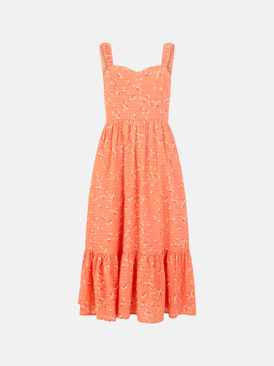 Erin Greta Dress in Coral Multi by French Connection