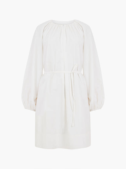 Linen White Alora Zip Dress by French Connection