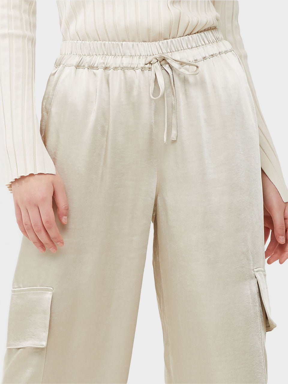 Silver Lining Chloetta Cargo Trousers by French Connection