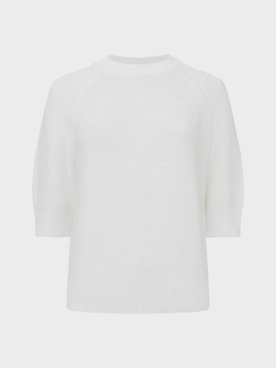 French Connection Summer White Lily Mozart Short Sleeve Jumper