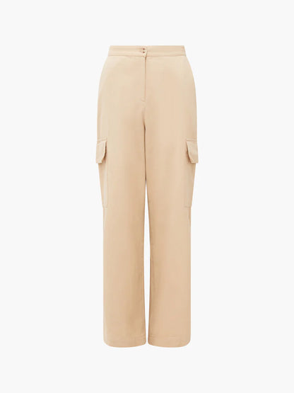 Sand Utility Cotton Trousers by Great Plains