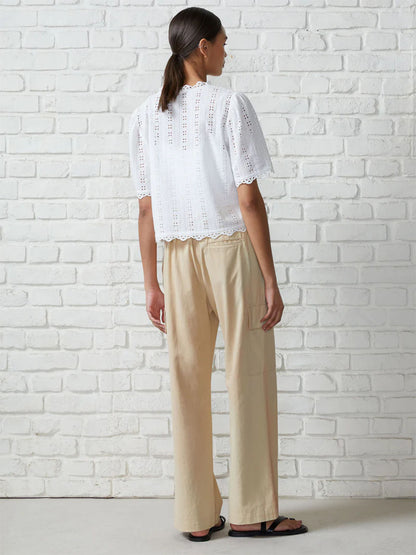 Sand Utility Cotton Trousers by Great Plains