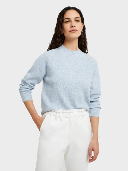 Corfu Blue Carice Recycled Knit Jumper by Great Plains