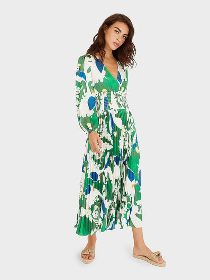 The Big Year Aurora Dress by Traffic People in Green