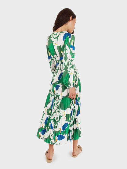 The Big Year Aurora Dress by Traffic People in Green