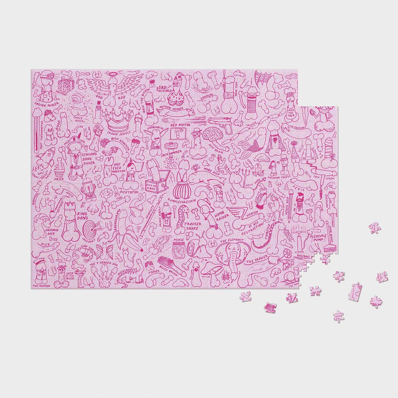 Penis Puzzle by Bubblegum Stuff