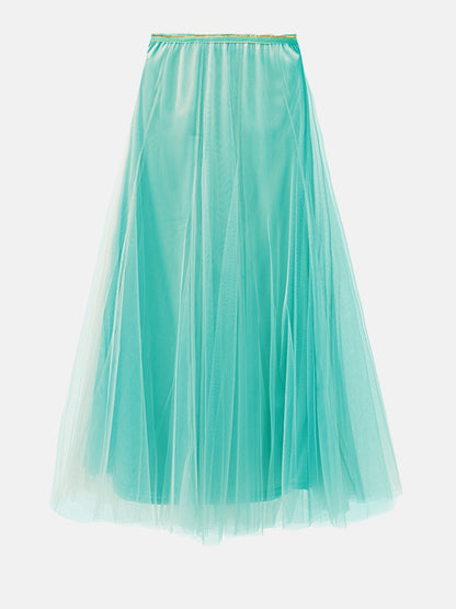 Jade Tulle Layer Skirt