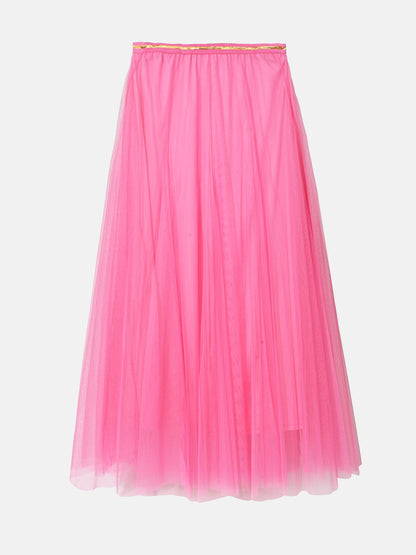 Bubblegum Pink Tulle Layer Skirt